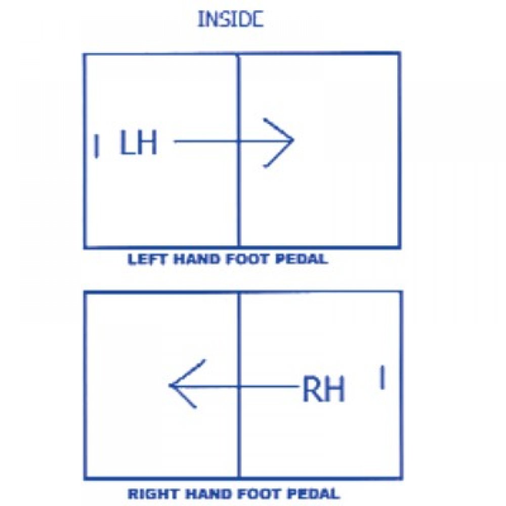 Fuhr In Front Patio Door Foot Pedal